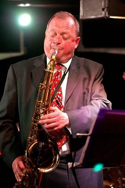 Alan Barnes, British jazz saxophonist, Pizza Express, London. Artist: Brian O Connor