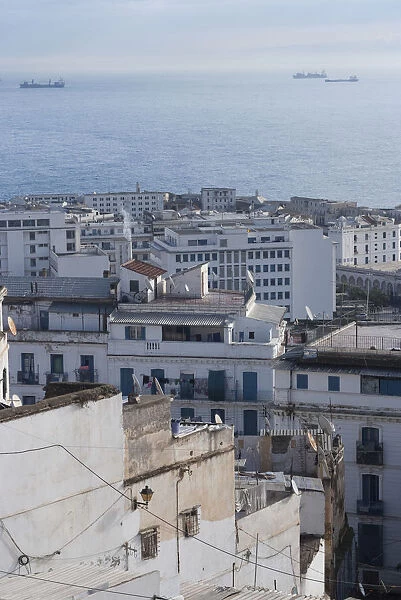 Algeria, Algiers, Harbour view