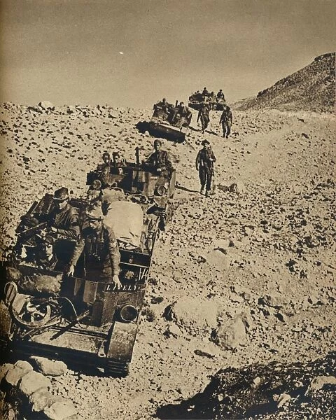 With Andersons Men in Tunisia, 1943