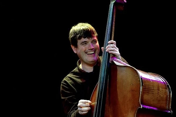 Andy Cleyndert, double bassist, The Under Ground, Eastbourne, East Sussex. Artist