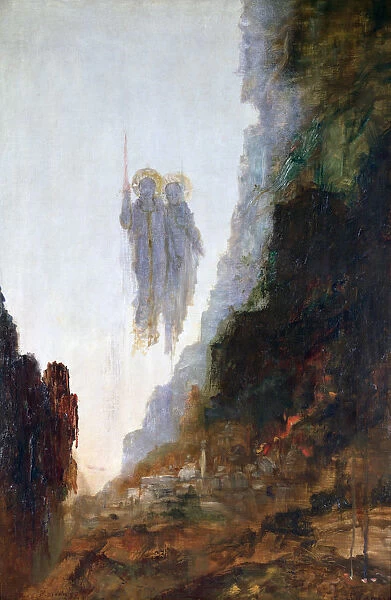Angels of Sodom, c1846-1898. Artist: Gustave Moreau