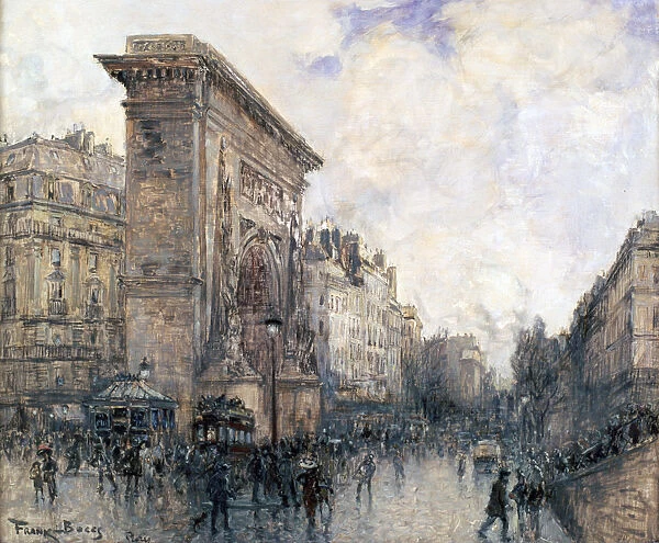 Arc de Triomphe de la Porte St-Denis, Paris, c1875-1926. Artist: Frank Myers Boggs