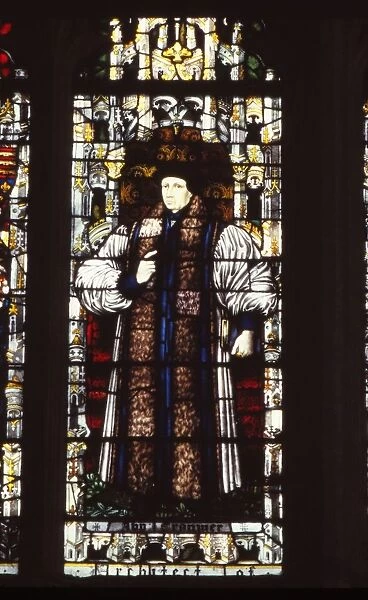ArchbishopThomas Cranmer (1489-1556), Canterbury Cathedral, 20th century. Artist: CM Dixon