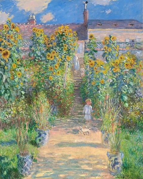 The Artists Garden at Vetheuil, 1881. Creator: Claude Monet