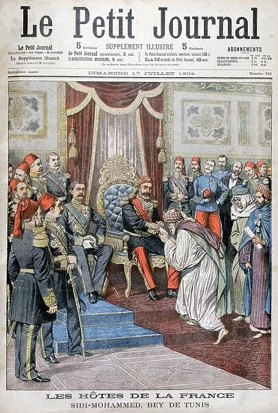Audience with Muhammad IV al-Hadi, the Bey of Tunis, 1904