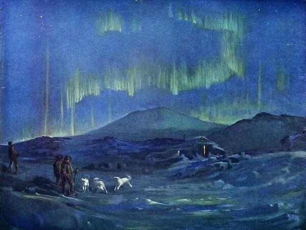 The Aurora Australis. c1908, (1909). Artist: George Marston