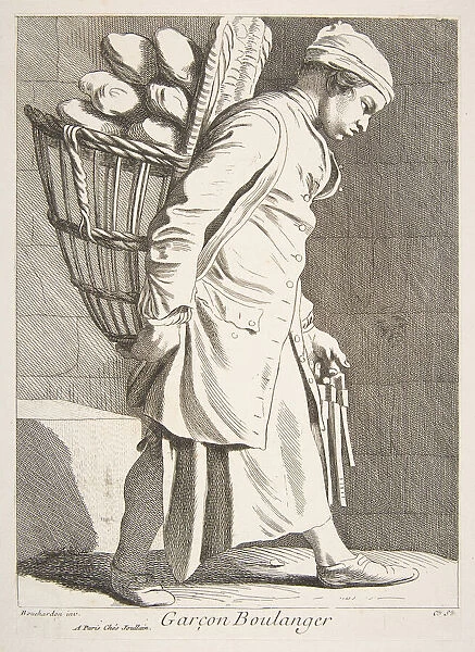 Baker Boy, 1746. Creator: Caylus, Anne-Claude-Philippe de