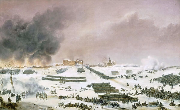 The Battle of Preussisch-Eylau on February 7, 1807. Artist: Fort, Jean-Antoine-Simeon (1793-1861)