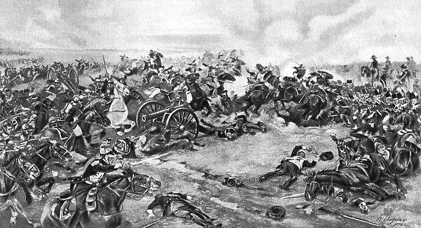 The Battle of Waterloo, fought on 18 June 1815, (1910)