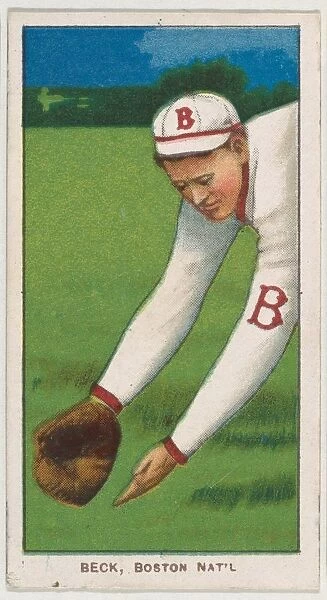 Beck, Boston, National League, from the White Border series (T206) for the American Tob