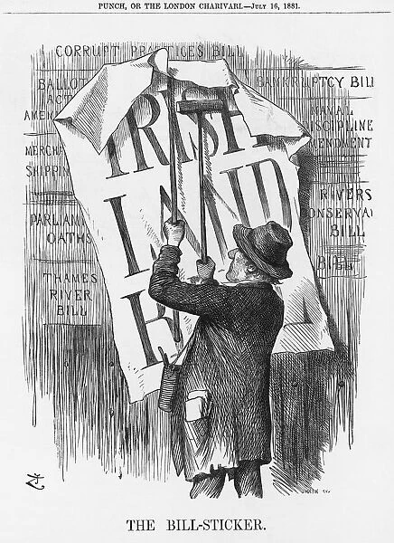 The Bill-Sticker, 1881. Artist: Joseph Swain