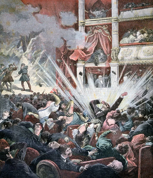 Bomb explosion in the Liceo Theatre, Barcelona, 1893