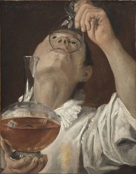 Boy Drinking, 1582-1583. Creator: Annibale Carracci (Italian, c. 1560-1609)