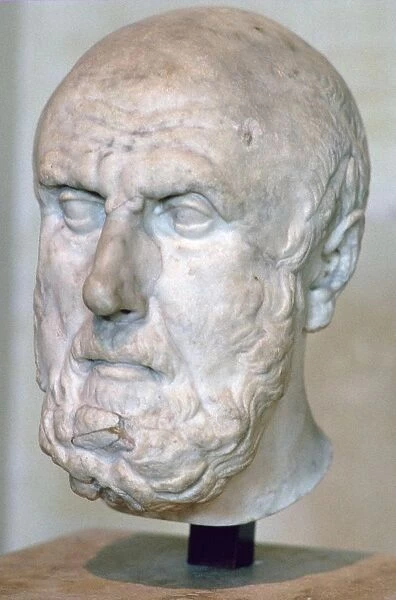 Bust of the Greek philosopher Chrysippus