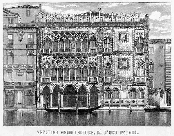 The Ca d Oro, Venice, Italy, c19th century