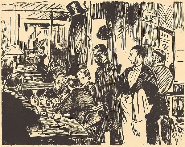 At the Cafe(Au cafe), 1869. Creator: Edouard Manet