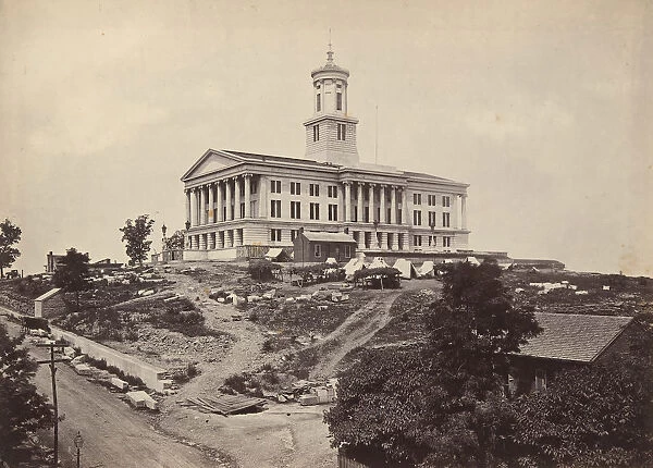 The Capitol, Nashville, Tennessee, 1860s. Creator: George N. Barnard