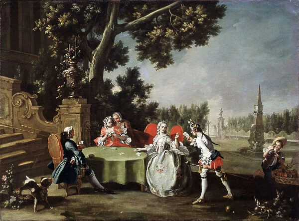 Card game, 18th century