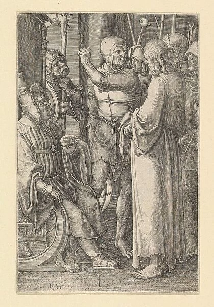 Christ Before Annas, 1521. Creator: Lucas van Leyden