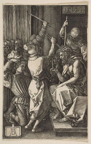 Christ Crowned with Thorns, from the Engraved Passion, 1512. Creator: Albrecht Durer