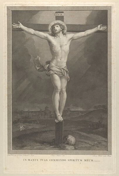 Christ crucified on the cross, a skull at the base, ca. 1770-1803