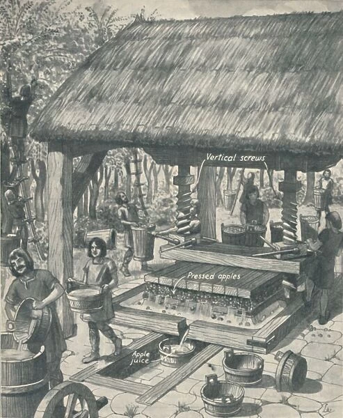 The Cider Press in the Middle Ages, c1934