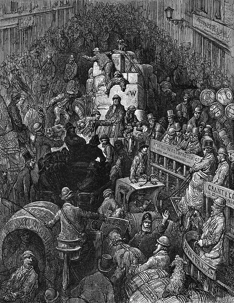 A City Thoroughfare, London, 1872