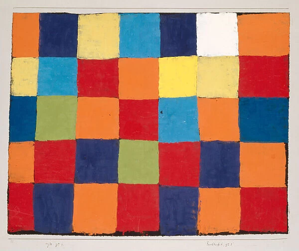 Colour Table 'Qu 1', 1930. Creator: Klee, Paul (1879-1940)