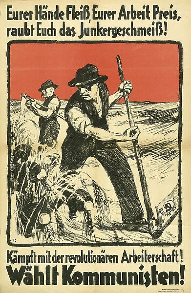 Communist Election Poster (KPD), ca 1931. Artist: Anonymous