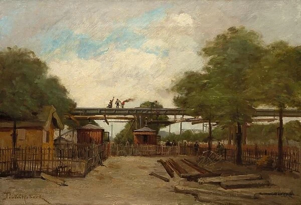 Construction of an Elevated Railway: Bridge over the Cours de Vincennes, 1888. Creator
