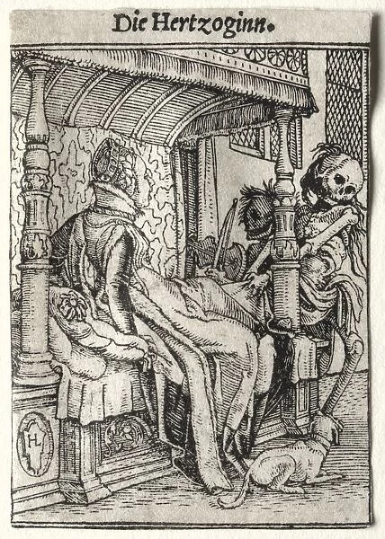 Dance of Death: The Duchess. Creator: Hans Holbein (German, 1497  /  98-1543)