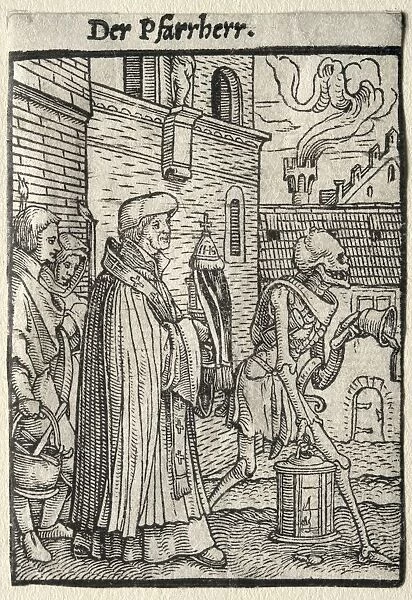 Dance of Death: The Pastor. Creator: Hans Holbein (German, 1497  /  98-1543)