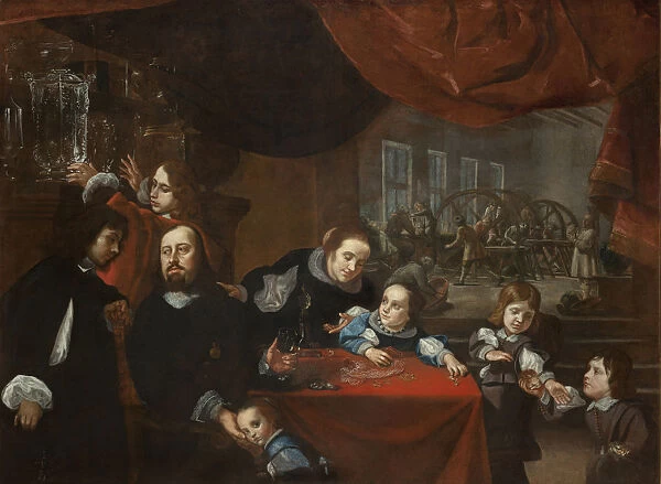 Dionysio Miseroni (1607-1661) and his Family, c. 1653