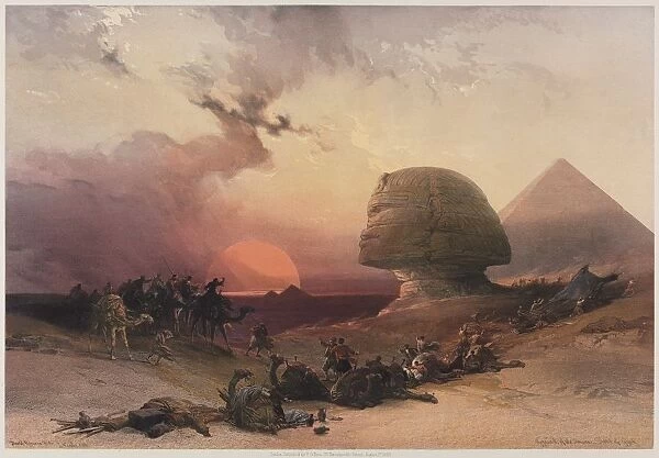 Egypt and Nubia, Volume III: Approach of the Simoon-Desert at Gizeh, 1849. Creator