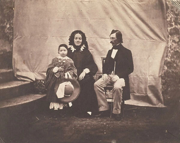 [Family Group], 1854. Creator: Charles Negre