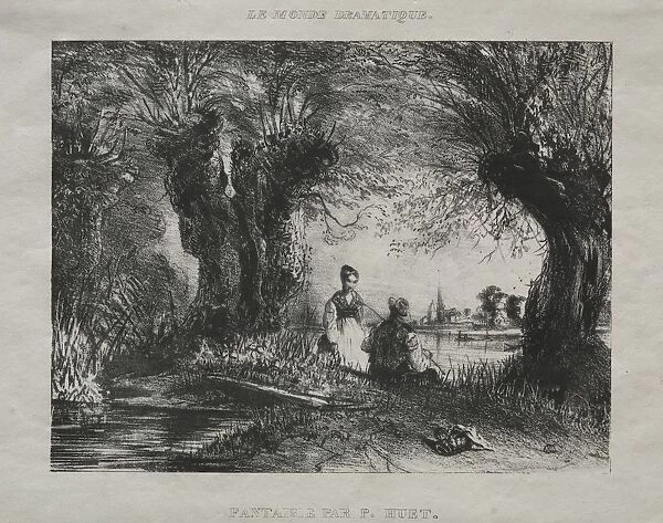 Fantasy, 1836. Creator: Paul Hüet (French, 1803-1869)