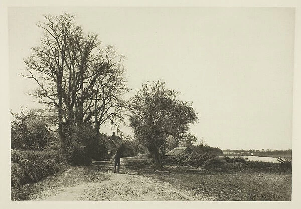 The Farm by the Broad (Norfolk), c. 1883  /  87, printed 1888. Creator: Peter Henry Emerson