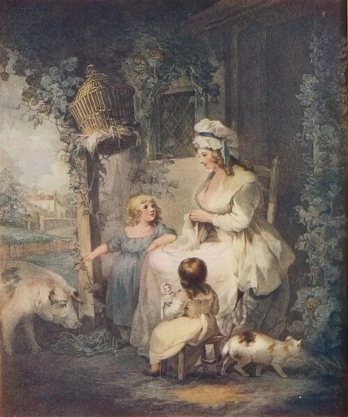 The Farmers Door, 1790. Artist: Benjamin Duterrau