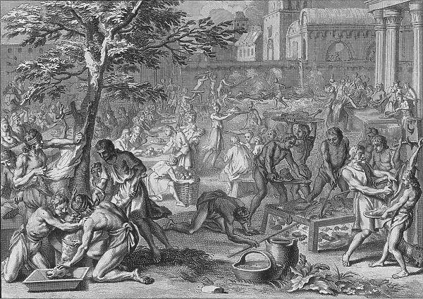 Festin a L Honneur du Soleil, le jour du grand Ramy, 1723. Creator: Bernard Picart