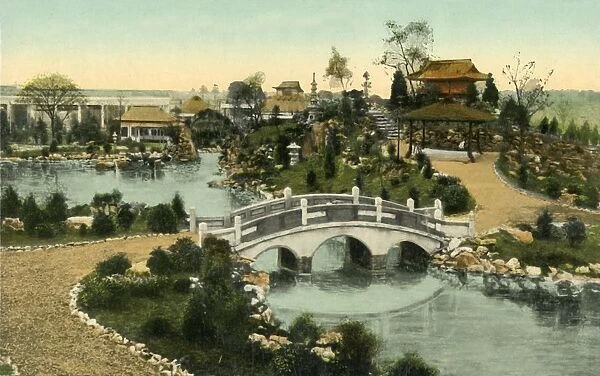 Garden of the Floating Isle, Coronation Exhibition, London, 1911. Creator: Unknown
