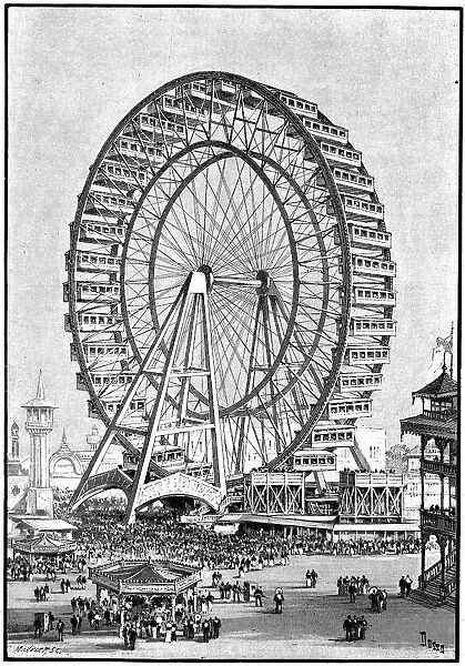 Giant Ferris wheel, International Exhibition, Chicago, 1893