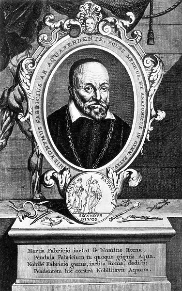 Girolamo Fabrici, Italian anatomist and surgeon, 17th century