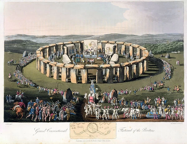 Grand Conventional Festival of the Britons, 1815. Artist: Robert Havell