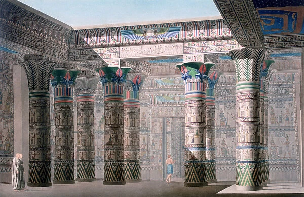 Grand Temple, Isle of Philae, Nubia, Egypt, 19th century