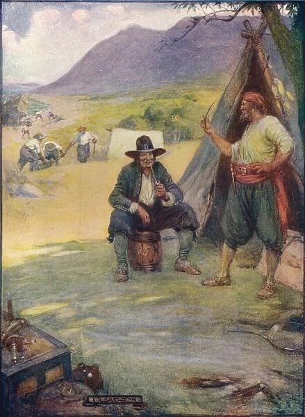 Where Now The Great City of Cape Town Stands, They Set Up Their Tents And Huts, c1908, (c1920). Artist: Joseph Ratcliffe Skelton