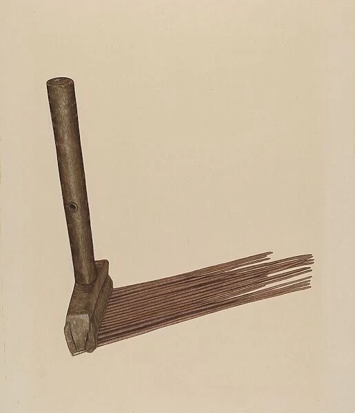 Hatchel (Flax Comb), c. 1939. Creator: LeRoy Griffith