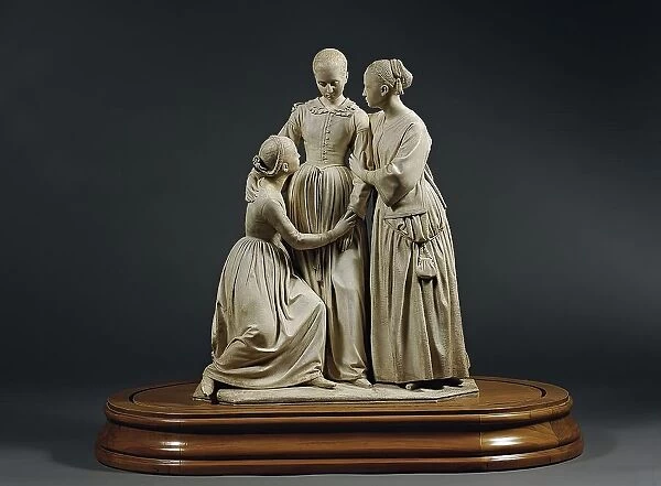 Heartbreak (The three daughters of Julius Schnorr von Carolsfeld), 1846. Creator: Hanns Gasser