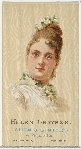 Helen Grayson, from Worlds Beauties, Series 2 (N27) for Allen & Ginter Cigarettes