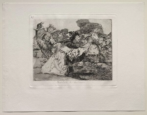 The Horrors of War: Charlatans Show. Creator: Francisco de Goya (Spanish, 1746-1828)