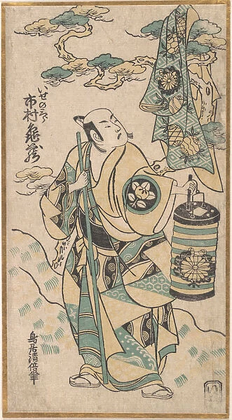 Ichimura Kamezo in the role of Ise no Saburo, ca. 1748. ca. 1748